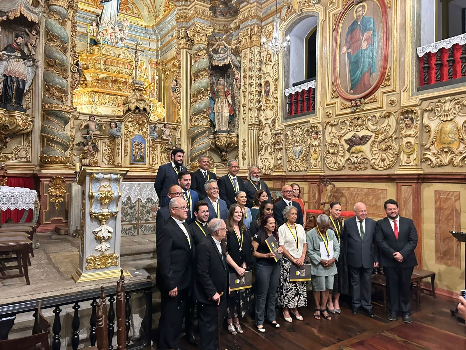 Entrega da Medalha Aleijadinho 2025 encerra semana de celebrações em Ouro Preto