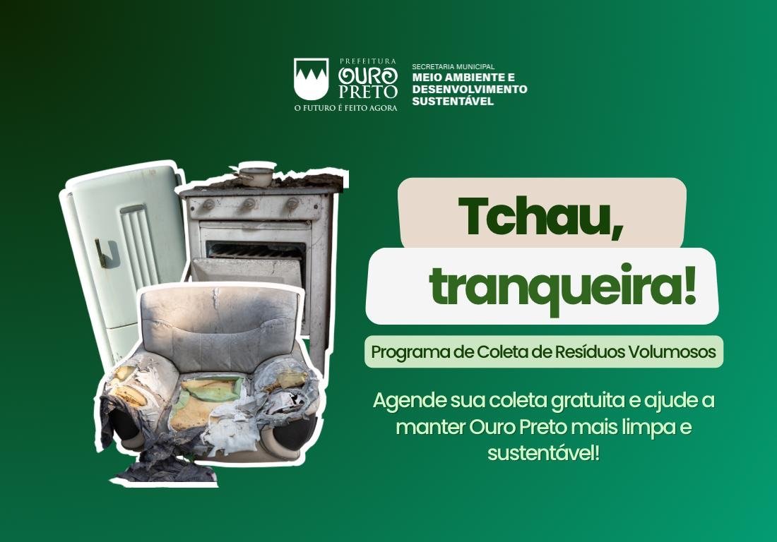 Programa ‘Tchau, Tranqueira!’ está nos bairros Tavares, Saramenha de Cima e Vila dos Engenheiros